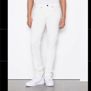 FRAME L’Homme skinny white jeans! Mid rise size 31